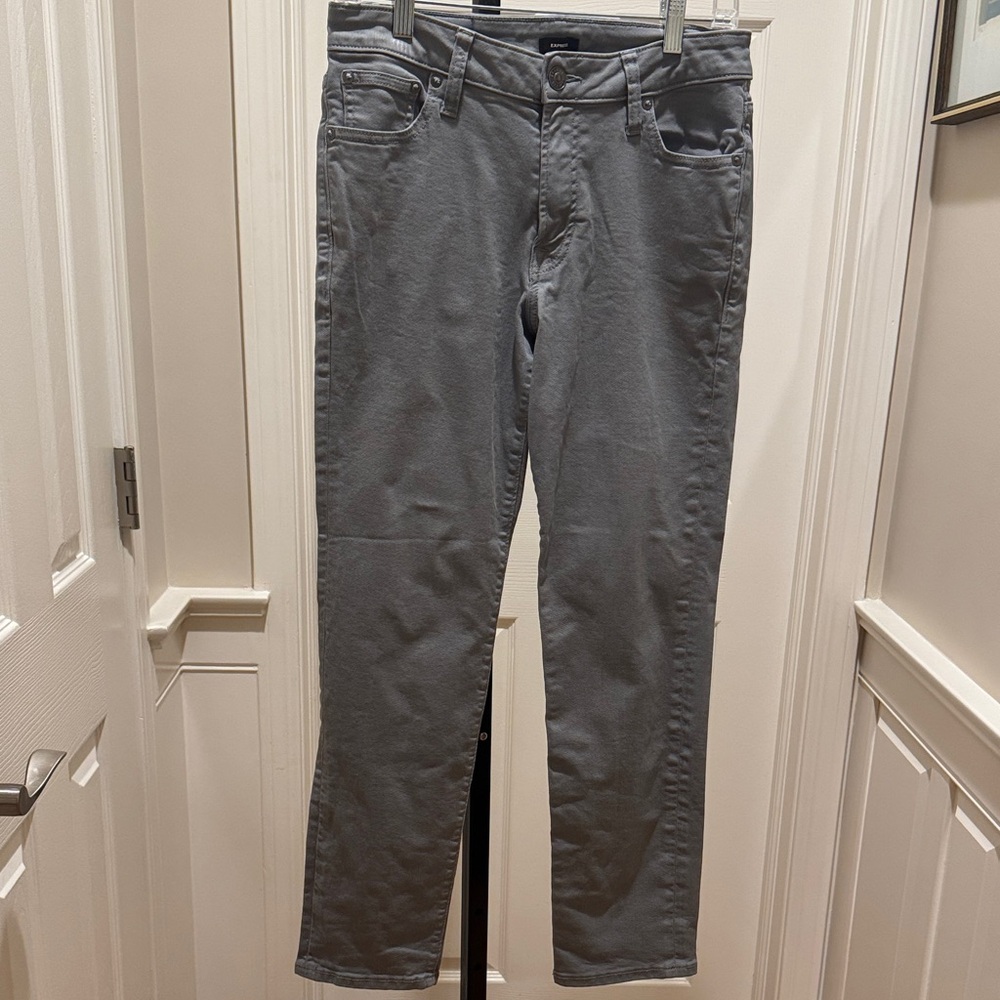 Express Men's Slim Fit Jeans in Gray